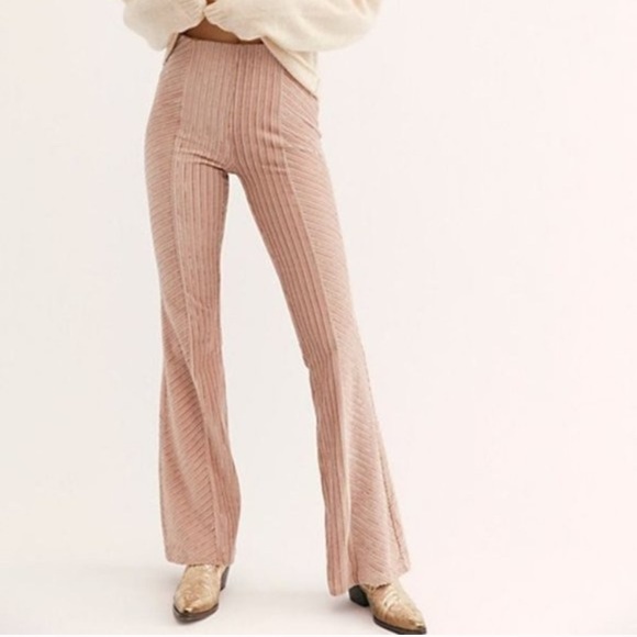 Slim Pull On Velvet Flare Pants | Poshmark